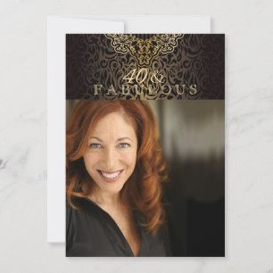 Invitación elegante de lujo de la foto