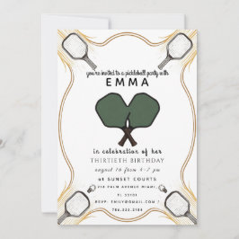 Invitación elegante de oro para baby shower