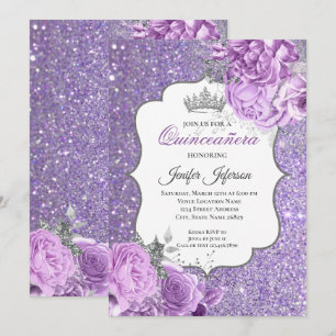 Invitación Elegante de Quinceañera