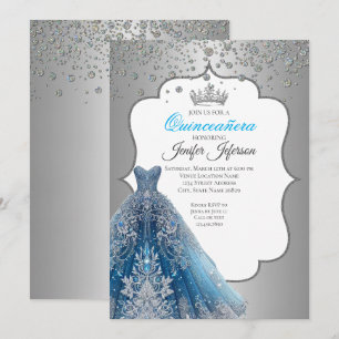 Invitación Elegante de Quinceañera