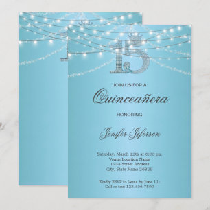 Invitación elegante de Quinceañera