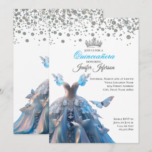 Invitación elegante de Quinceañera