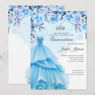 Invitación elegante de Quinceañera