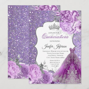 Invitación elegante de Quinceañera