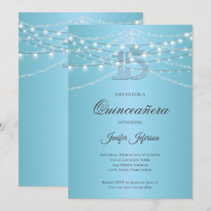 Invitación elegante de Quinceañera