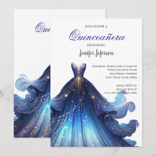 Invitación elegante de Quinceañera