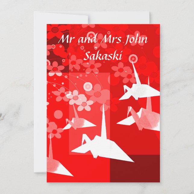 Invitación elegante del banquete de boda de (Anverso)