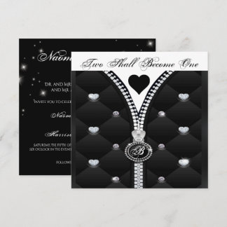 INVITACIÓN ELEGANTE DEL CORAZÓN DEL DIAMANTE