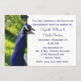 Invitación elegante del fiesta de compromiso del