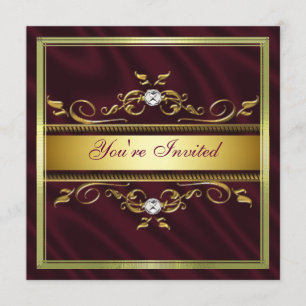 Invitación elegante del fiesta de la seda/del