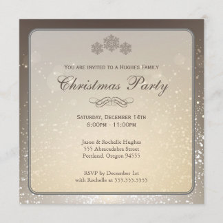 Invitación elegante del navidad