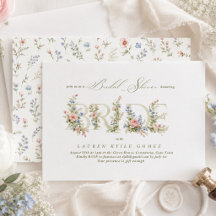 elegante delicada floral primavera NOVIA Despedida