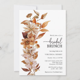 Invitación Elegante Desayuno Nupcial