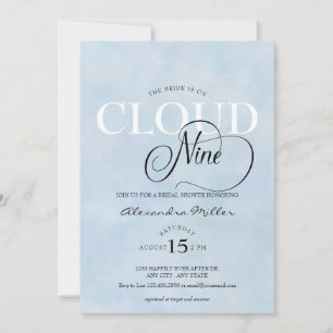 Invitación Elegante Despedida de Soltera con Acuarela