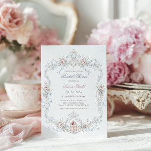 Invitación Elegante Despedida de Soltera de María Antonieta