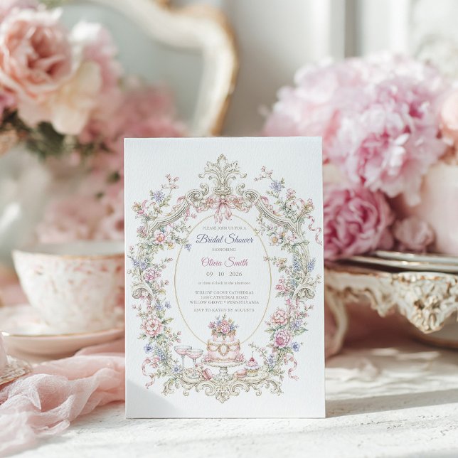 Invitación Elegante Despedida de Soltera de María Antonieta (Subido por el creador)