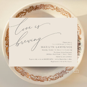 Invitación Elegante Despedida de Soltera en Cremallera Gris C