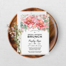 Elegante Despedida de Soltera Floral Rosa