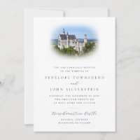 Elegante destino de boda con superposición de foto