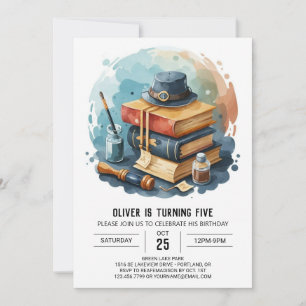 Invitación Elegante detective espía Cumpleaños