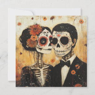 Invitación Elegante Día de la Muerte