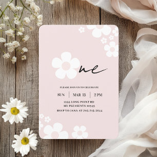 Invitación Elegante Día de los Niños del Daisy Rosa