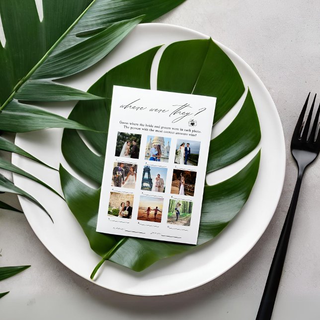 Invitación Elegante Donde Estaban Los Juegos De Fotografía (Subido por el creador)