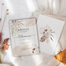 Elegante Ducha Bohemiana Floral Boho Bridal