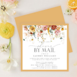 Invitación Elegante Ducha Bridal De Flor Silvestre Amarilla P