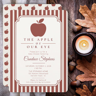 Invitación Elegante Ducha de Bebé El Niño de Nuestros Ojos