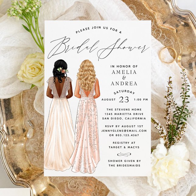 Invitación Elegante ducha de novia con traje de baño Invitaci (Subido por el creador)