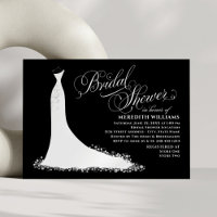 Elegante ducha de novia con traje de Boda blanco y