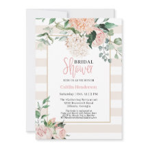 Elegante ducha hidrangea floral rosa Rubor