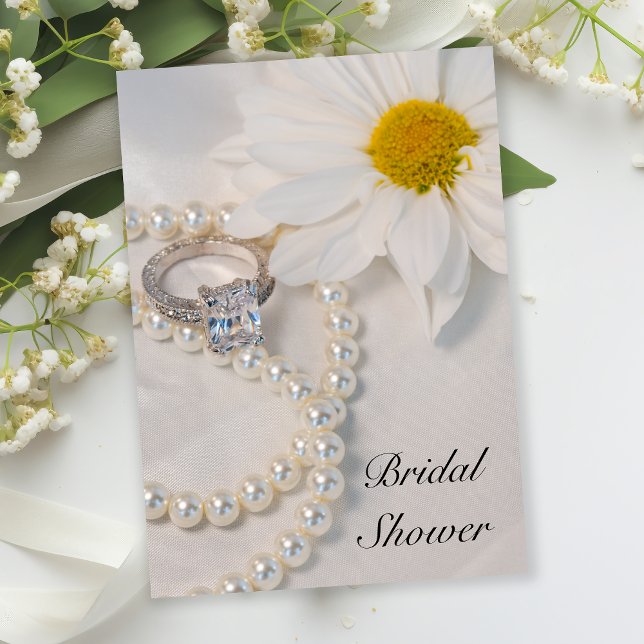 Invitación Elegante ducha marital blanca (Subido por el creador)
