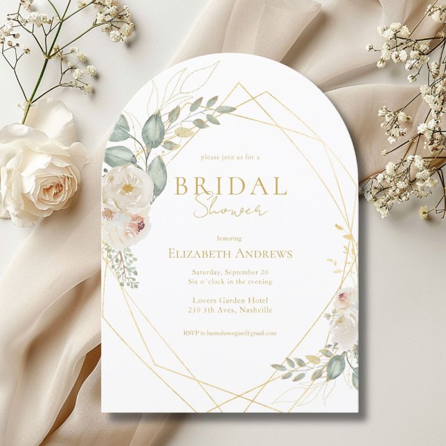 Invitación Elegante ducha nupcial Boho (Subido por el creador)