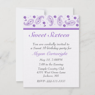 Invitación Elegante dulce 16 cumpleaños