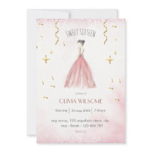 Elegante dulce Dieciséis cumpleaños