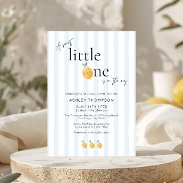 Invitación Elegante Dulce Limón Citrus Baby Shower