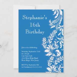 Invitación Elegante dulce moderno Dieciséis cumpleaños