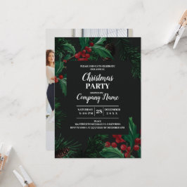 Invitación Elegante empresa Navidades de cócteles Fiesta Invi