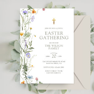Invitación Elegante encuentro de la Cruz de Oro de Primavera