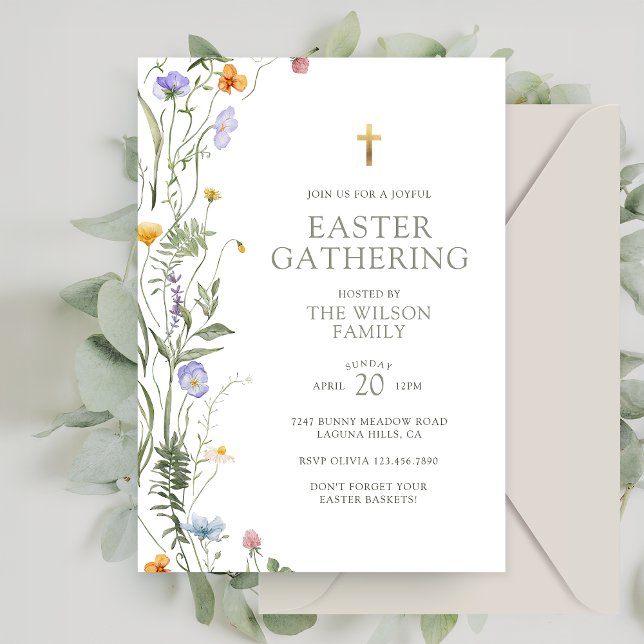 Invitación Elegante encuentro de la Cruz de Oro de Primavera  (Subido por el creador)