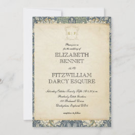 Invitación Elegante Era Regencia/Invitación a la Boda Antigua