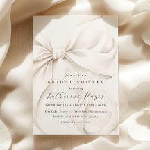 Elegante, está atando la ducha de novias Knot Bow