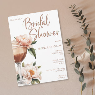 Invitación Elegante estilo moderno Mocha Mousse Boho Earth To