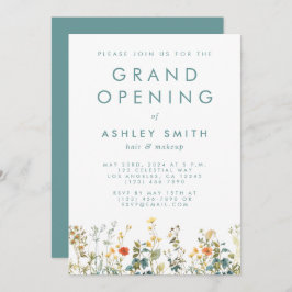 Invitación Elegante estreno del estadio Wildflower Field