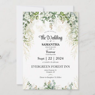 Invitación Elegante Eternidad: Únete a nosotros en nuestro Dí