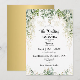 Invitación Elegante Eternidad: Únete a nosotros en nuestro Dí