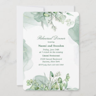 Invitación Elegante Eucalipto 2