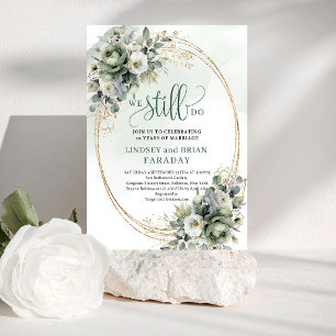 Invitación Elegante Eucalipto Acuarela Nosotros Todavía Nos C